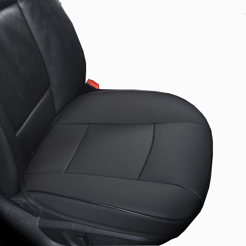 EDEALYN front seat cover front view shows elegant protection and neat fit