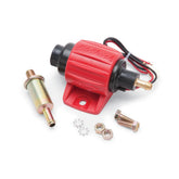 Edelbrock 17303 front view showing compact pump and benefit compact fit