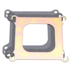 Edelbrock 2732 front view showing adapter flange and gasket, ensuring correct fit