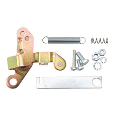 Edelbrock throttle lever adapter front view showing mounting shape and fit benefit