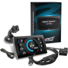 Edge Insight CTS3 front display showing gauges and benefits of clear data