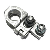 EDS negative terminal front view showing secure clamp and fit benefit