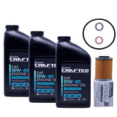 THE EDWARDS MOTORSPORTS & RVS COMPANY front packaging showing full CFMoto oil change kit benefits