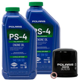 THE EDWARDS kit front packaging showing complete Polaris Sportsman oil change set benefits