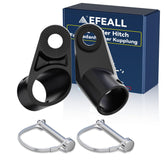 EFEALL front view of coupler showing sturdy stainless steel and durable finish