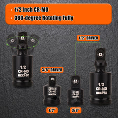 EGOFIX laser-etched size markings on socket for fast identification