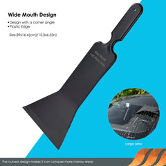 EHDIS long handle in use on windshield improving reach and control