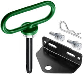 EilxMag front view hitch assembly showing powder-coated finish and robust build benefit