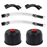 EINDER replacement cap and hose front view showing complete kit and fit benefits