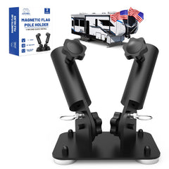 EJYTRVT front view of double magnetic mount showing dual sockets and secure hold
