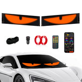 Ekavtor front panels mounted on windshield showing bold graphics and improved visibility
