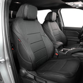 EKR front seat full set installed showing tailored fit and upgraded look