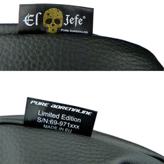 EL JEFE cover beside tape measure showing fit for 8,000–13,000 lb winches