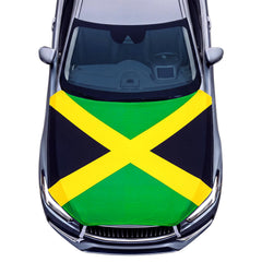 ElaraBerry front view hood cover showing Jamaica flag and vibrant colors for bold display