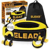 ELEAD front view of complete recovery strap kit showing organized contents and compact bag benefit