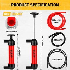ELEAD close-up of hose connection demonstrating leak-resistant fit and ease