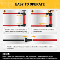 ELEAD pump transferring fuel into a boat tank for fast on-water refueling
