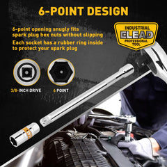 ELEAD universal joint at angle improving reach in tight spaces