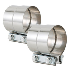 eLifecenter front view of 4-inch clamp showing polished stainless finish and strength