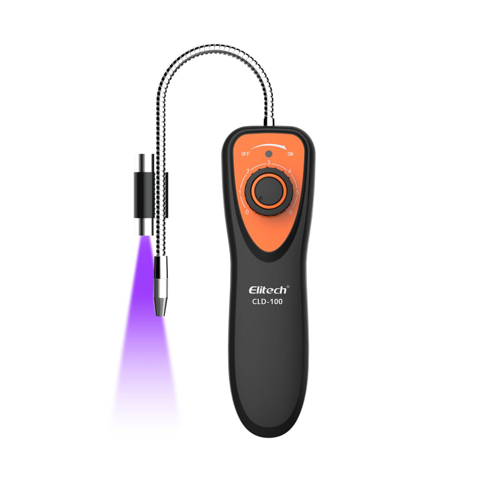 Elitech CLD-100 front view showing compact handheld design and probe, easy portability benefit