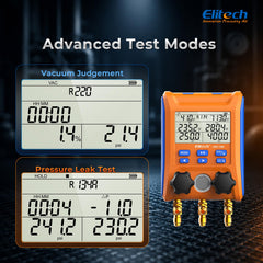 Elitech LMG-10W temperature clamps pictured for accurate superheat/subcooling