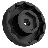 ELONN dual wheel nut socket front and rear view, convenient two-size tool