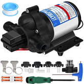 Elyaspedy front view of pump showing compact design and easy mounting