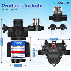 Elyaspedy closeup of automatic pressure switch for reliable start-stop