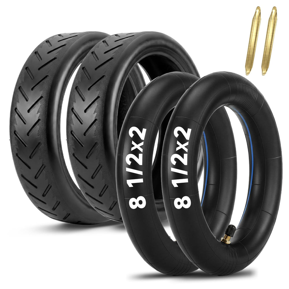 EMERK front packaging showing two tires and included levers improves replacement convenience