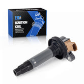 ENA coil pack front angle showing plug-and-play fit for fast replacement