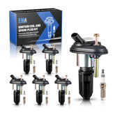 ENA front packaging kit showing full six-coil and plug set and ready-to-install benefit