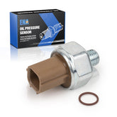 ENA oil pressure sensor front view showing clean fit and correct terminals