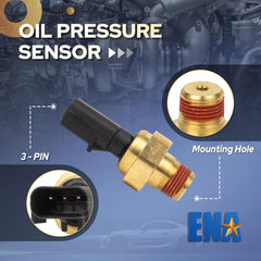 ENA oil pressure sensor thread detail highlighting durable seal and leak-resistant fit
