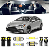 ENDPAGE front packaging showing the full 6-piece Corolla LED kit and quick benefits