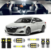 ENDPAGE front view of kit packaging and all 14 bulbs showing complete upgrade benefit