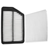 X AUTOHAUX engine filter front view showing sealing lip and fit for OEM housing