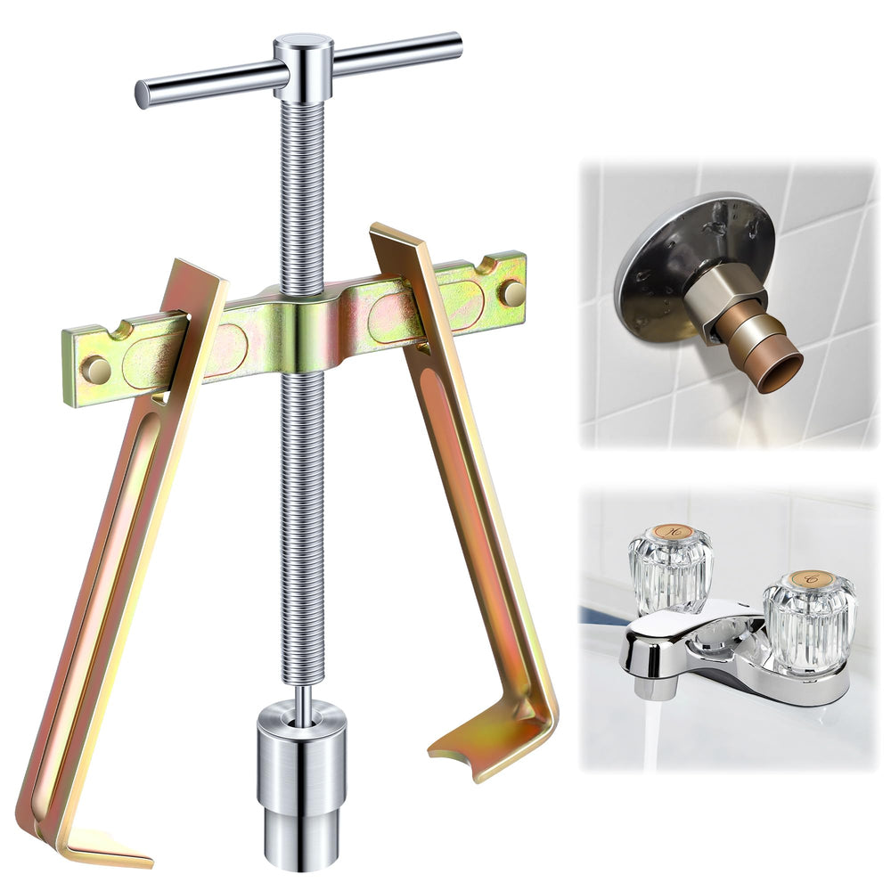 Enhon front product view showing full puller kit for quick faucet removal