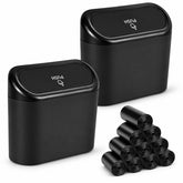 EnthuLove mini car trash can front view showing compact size and neat design benefit