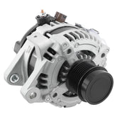 EnTurbo alternator front view showing mounting points and solid construction benefit