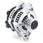 EnTurbo front view alternator showing mounting points and clean finish for easy installation