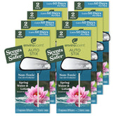 Enviroscent Auto Stix front pack showing spring water and lotus branding and eco callouts