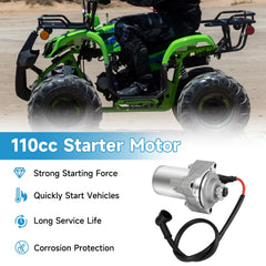 EOPOAYI starter motor side profile highlighting compact design and fast engagement