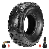 EOPOAYI front-view tire showing full knobby tread for improved traction