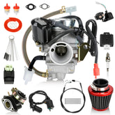 EOPOAYI carburetor assembly front view showing fit and durability benefit