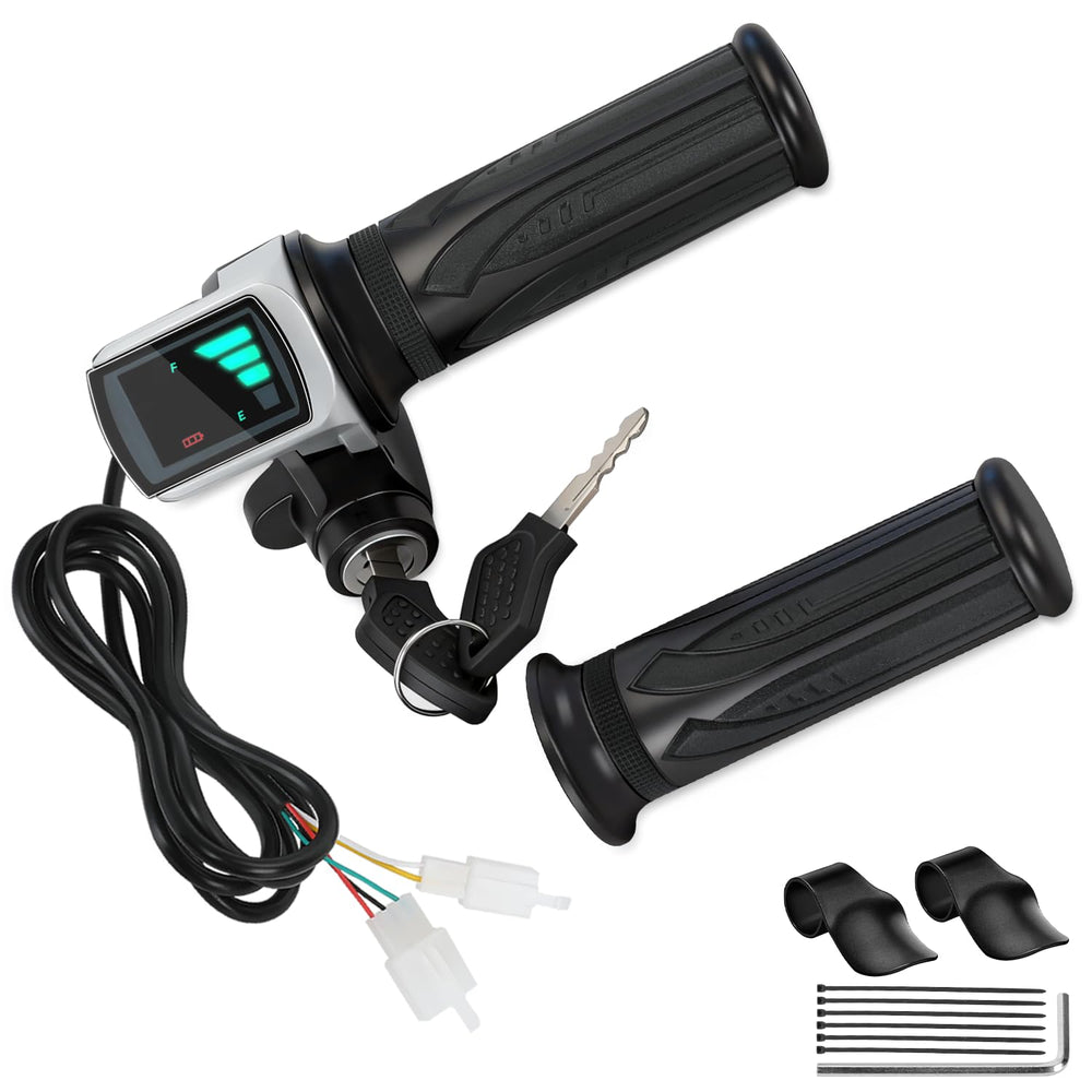 EOPOAYI front view with key showing compact throttle and convenience