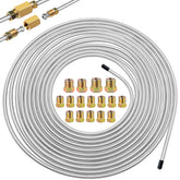 Eoppen front view of brake line kit shows tubing and fittings, aids quick identification