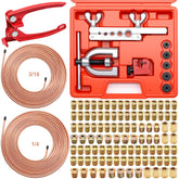 Eoppen front kit layout showing tools and 102-piece fittings, organized for quick access