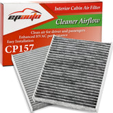 EPAuto CP157 front packaging showing two-pack and compatibility labels for quick selection