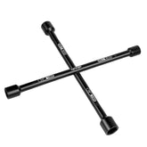 EPAuto front view of 14-inch lug wrench showing cross shape and sockets for quick access