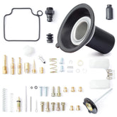 Erchon carburetor kit front layout showing all included parts and organization for easy rebuild